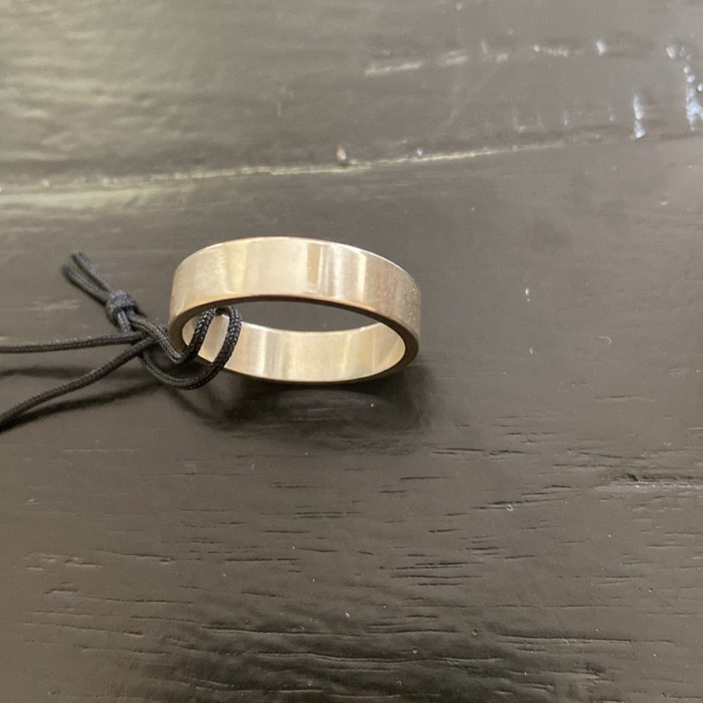 Bing Bang Silver Flat Band Ring Size 8 NWT - Picture 4 of 7